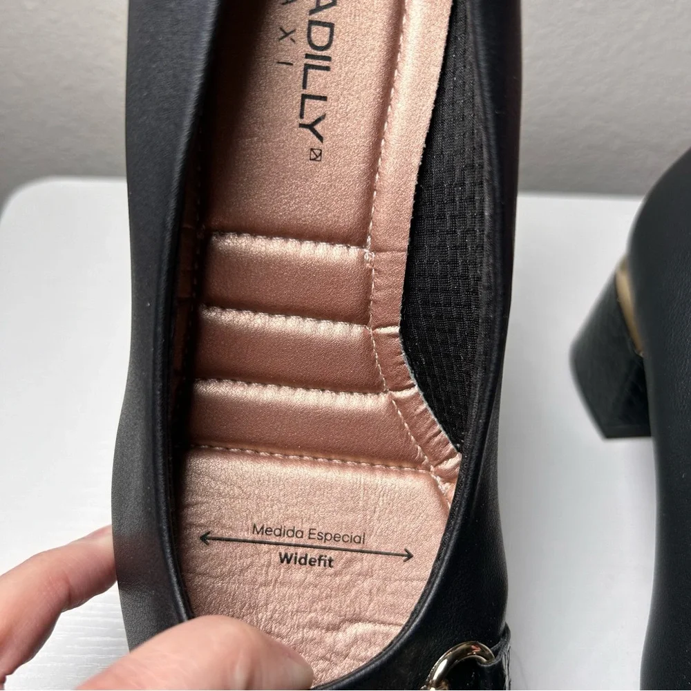 Piccadilly Maxi-Brazilian Elegant Block heel shoes Size 6‎ New
